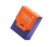 Lot de 25/50 sacs jetables en papier filtrant portable à suspendre pour l'oreille ou le café