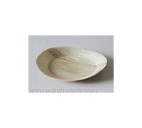 lot de 25 assiettes compostables en palmier rondes 18 cm