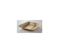 lot de 25 assiettes en palmier carrée 24 x24 cm