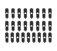 Lot de 25 attaches de cordon avec verrou de cordon pour lacets de chaussures, sacs à dos et cordons de serrage d'extérieur compatibles avec des cordes de diamètre inférieur à 3 à 5 mm