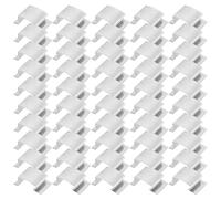 Lot de 25 attaches de panneau de serre | Support en acier inoxydable à dégagement rapide en forme de G réutilisable résistant aux intempéries pour bâche d'ombrage pour abri de jardin