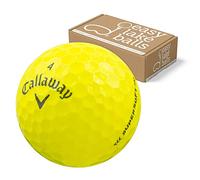 Lot de 25 balles de golf super douces jaunes de qualité AAAA
