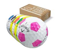Lot de 25 balles de golf TRUVIS Chrome Soft - Qualité AAA/AA