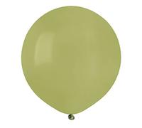 Lot de 25 ballons en latex naturel de qualité supérieure G150 (Ø 48 cm / 19 pouces) vert olive