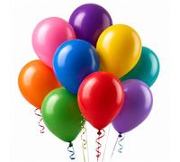 Lot de 25 ballons multicolores de 25,4 cm pour enfants, anniversaire, mariage, demande en mariage, fête prénatale, anniversaire de mariage, décoration de couleurs mélangées