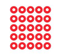 Lot de 25 bouchons de bouteille en silicone rouge avec couvercle basculant - Durable et étanche - Pour bouteilles de bière maison - Qualité supérieure