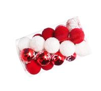 Lot de 25 boules de Noël faites à la main - Belle côte de Noël - Cadeau pour la décoration saisonnière - Pour les amateurs de festival