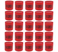 Lot De 25 Brassards De Sécurité Haute Visiblité - En Greve - Rouge
