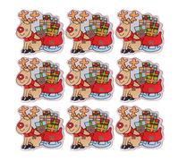 Lot de 25 broches LED lumineuses de Noël en émail épinglettes badge fête de Noël préféré bonhomme de neige bijoux pour enfants adultes, Plastique