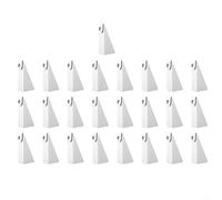 Lot de 25 cales de gouttière en aluminium durable pour gouttières de style K de 12,7 cm adaptées à différents alignements de pentes de toit (4 cm)