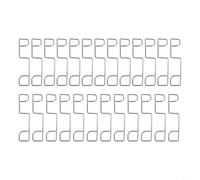 Lot de 25 cales de panneau de clôture en acier inoxydable pour sécuriser les panneaux de clôture et contrôler le bruit causé par le vent à l'extérieur