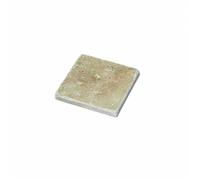 Lot de 25 Carrelages mosaïques Travertin - DECOON - 10 x 10 cm - Format 0,25 m² - Beige