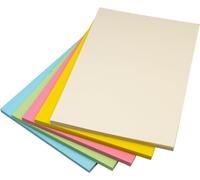 Lot De 25 Cartes A3 Épaisses Et Colorées De Qualité Supérieure Pour La Papeterie, La Maison Ou Le Bureau, 225 G/M²