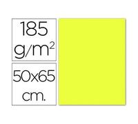 Pack 25 Feuilles Carton Iris 50x65 185g Canson Jaune Citron C200040220