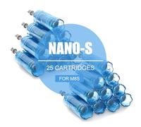 Lot de 25 cartouches Nano Square Dr Pen Ultima M8S conçues pour les stylos à micro-aiguilles Dr. pen Ultima M8S A8S A9, utilisées pour les lignes fines, les pores réduits et les soins quotidiens