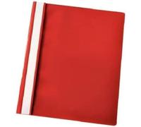 Lot De 25 Chemises À Lamelle A4 En Plastique Capacité 160 Feuilles Vivida Rouge