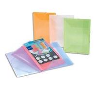 Lot de 25 chemises personnalisable 3rabats à élastique PROPYSOFT en polypro 5/10. Format A4. Coloris assortis G
