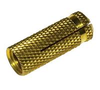 Lot de 25 chevilles en laiton M10/Dm. 12 x 32 mm