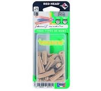 Lot de 25 chevilles RED HEAD, Diam.8 x L.32 mm G