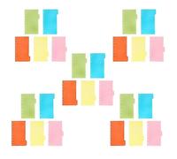 Lot De 25 Classeurs A5, Intercalaires, Onglets, 6 Trous, Rechargeables, En Papier Kraft, Pour Carnets Filofax, 6 Trous