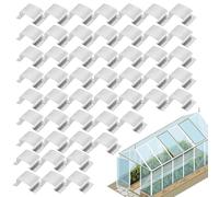 Lot de 25 clips de fenêtre pour serre, en forme de G, à libération rapide, en acier inoxydable, réutilisable, pour couverture de piscine, projets d'artisanat, arceau de bâche