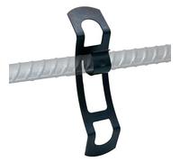 Lot de 25 clips de préhension en badger - Pas besoin d'attaches de fil d'armature en béton - Connecteur d'armature réglable pour un assemblage plus rapide - Idéal pour les cages, jetées, colonnes