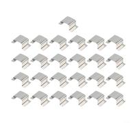 Lot de 25 clips en acier inoxydable pour verre de serre, installation sans effort pour soutenir les plantes, choisissez parmi 25 ou 50 pièces pour vos besoins de jardinage