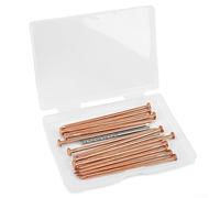Lot de 25 clous en cuivre efficaces de 10,2 cm pour tuer les arbres et gérer les racines