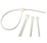Dio - Lot de 25 colliers de câblage - 280x3,5mm - Blanc - Zenitech Blanc G