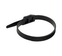 Lot de 25 colliers de câblage 6x175mm - Transparent - Zenitech