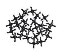 Lot de 25 connecteurs croisés 4 mm ID 4 voies en polypropylène stabilisé aux UV pour l'irrigation goutte à goutte et l'arrosage du paysage