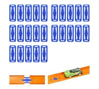 Lot de 25 connecteurs pour circuit de course compatibles avec Hotwheels, design moule parfaitement assorti à la voie, produit non imprimé en 3D