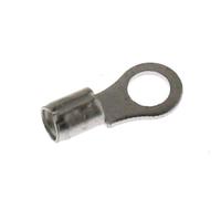 Lot de 25 cosses à anneau SeKi 1,5-2,5 mm², M4 I Cosses à sertir non isolées I pour conducteurs multi-fils fins I Cosses à sertir en cuivre étamé