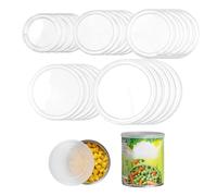 Lot de 25 Couvercle Boite de Conserve, Couvercle Conserve, Couvercle Pot Yaourt, en 5 Tailles Différentes, Convient à Tous Types de Conserves et de Pots de Yaourt