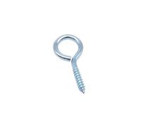 Lot de 25 crochets à vis for cadre photo, lampe, armoire, rideau, filet, fil plafond, boulon œil, dans le cintre, crochet tasse OLC, fermoir(O shape blue zinc,Length 25mm)