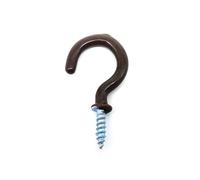 Lot de 25 crochets de suspension en plastique for lampe photo, outil d'éclairage, armoire, rideau, œillet, vis, for plafond, porte(Brown,38mm)