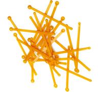 Lot de 25 cuillères à mesurer polyvalentes 2 en 1 sans BPA - 10-15 mg et 25-30 mg - Micro cuillère sans statique robuste pour une mesure facile et sans désordre de poudre de complément nootropique