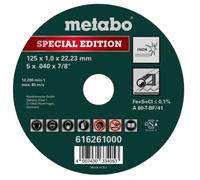 Lot de 25 disques à tronçonner 125 mm - METABO 616261000