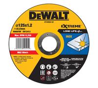 Lot de 25 Disques à tronçonner l'inox 125x22,2mm, moyeu plat DEWALT