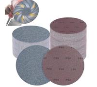 Lot de 25 Disques Abrasifs 225mm Maille, Filet Céramique Papier à Poncer | Grain 60 Anti Poussière Papier de verre Disque de ponçage Pour Ponceuse Girafe, Murale et Plâtre Téléscopique