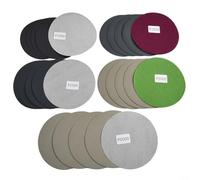 Lot de 25 disques de ponçage humides et secs grains 1000/1500/3000/5000 pour tampons de polissage auto-agrippants de 5, 3, 4, 15, 15, 15, compatibles avec ponceuses orbitales (12,7 cm)