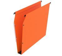 Lot de 25 - Dossier suspendu pour armoires kraft Premium Bruneau fond 30 mm orange - Dossiers suspendus armoires en kraft - Bruneau