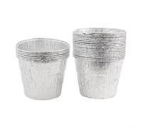 Lot de 25 doublures jetables en aluminium pour seau à graisse Traeger 20, 22, 34, série Pro, compatibles avec les barbecues Green Mountain et à granulés