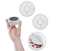 Lot de 25 duos détecteurs de fumée NF autonomie et garantie 10 ans + 50 support aimantés-ANGELEYE