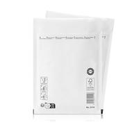 Lot de 25 enveloppes à bulles - Enveloppes rembourrées - Conviennent pour format DIN B5/C5+ - Avec fermeture autocollante D4 (200 x 275 mm) 14/D, blanches