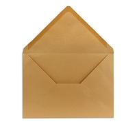 Lot de 25 enveloppes - Marron - DIN C5 - 16,2 x 22,7 cm - 100 g/m² - Fermeture adhésive humide - De la série COLOURS-4-YOU Glüxx-Agent