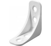 Lot de 25 équerres d' assemblage plastique brut HETTICH, l.40 mm G