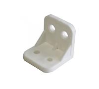 Lot de 25 équerres d' assemblage plastique brut, l.30 mm
