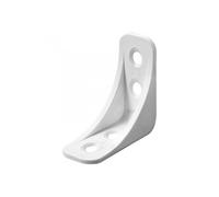 Lot de 25 équerres d' assemblage plastique brut, l.40 mm