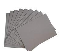 Lot de 25 feuilles de carton gris A4 pour passe-partout et modélisme, carton recyclé extra épais de 1500 microns